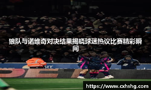 狼队与诺维奇对决结果揭晓球迷热议比赛精彩瞬间